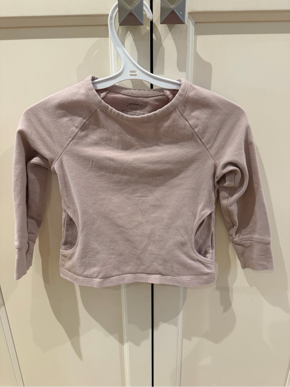 Pehr 2t Girls' Long-Sleeve pink shirt